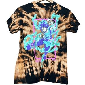 Custom Tie-dye My Hero Academia‎ Izuku Mido Graphic Tee